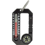 SUN CO. HIKE HITCH 2 CARABINER COMPASS THERMOMETER
