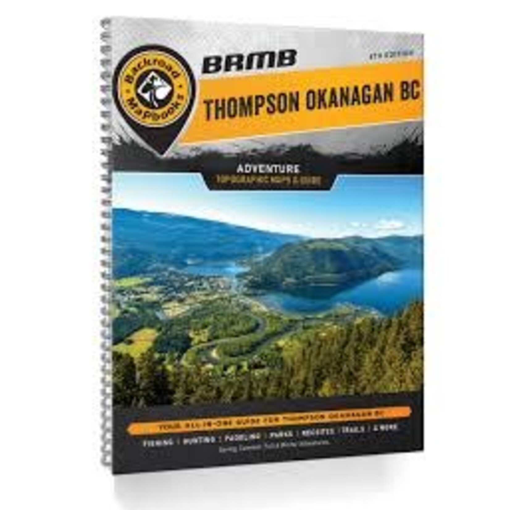 BACKROAD MAPS BRMB THOMPSON/OKANAGAN BC 6th EDITION
