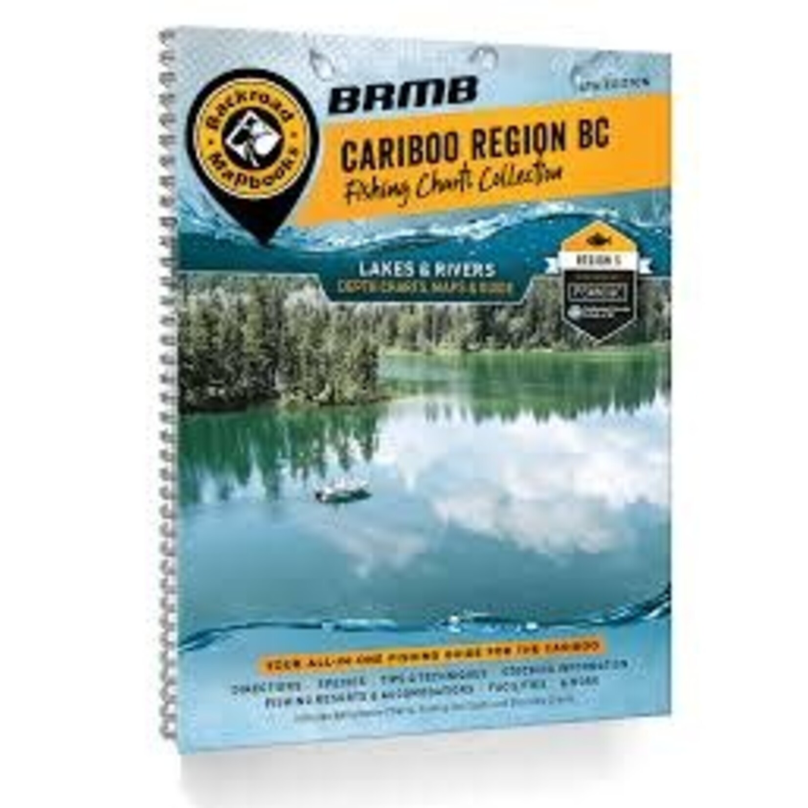 BACKROAD MAPS BRMB CARIBOO REGION BC 4th EDITION