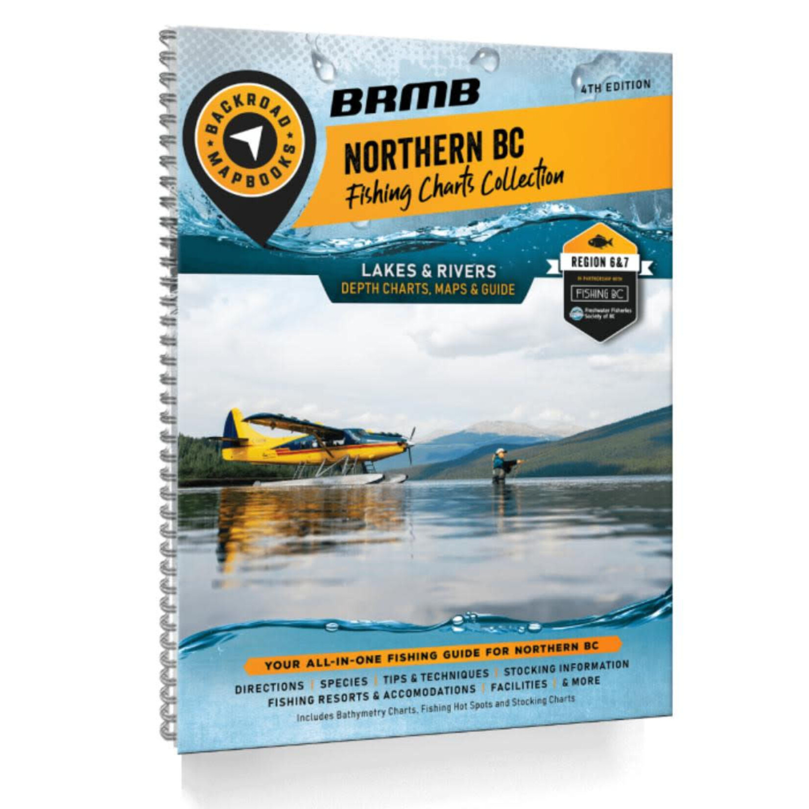 BACKROAD MAPS BRMB NORTHERN BC FISHING 4th EDITION