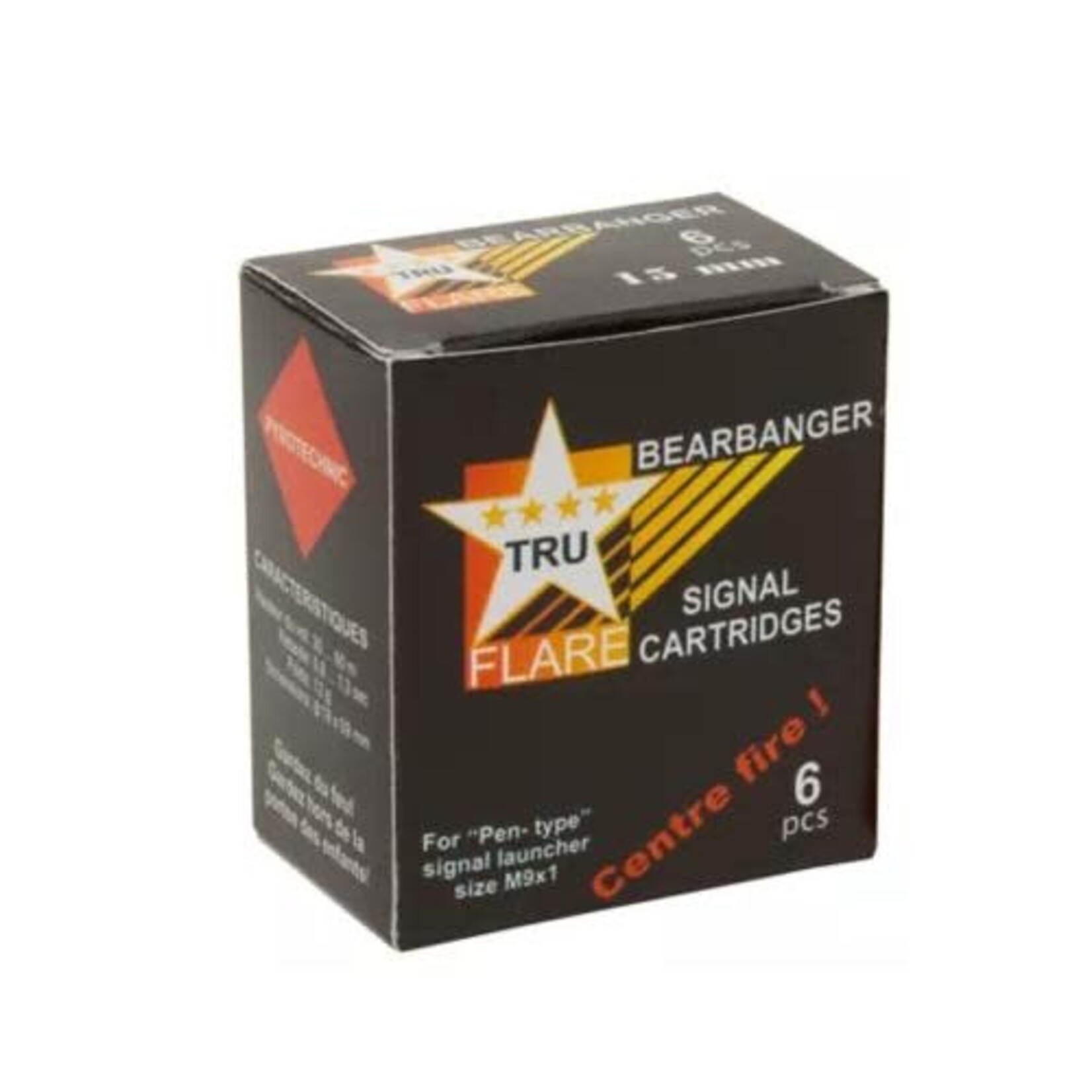 TRU FLARE TF FLARE BEARBANGER CENTRE FIRE 6PK