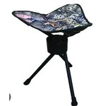 WORLD FAMOUS SPORTS WFS ROUND SWIVEL CAMO STOOL
