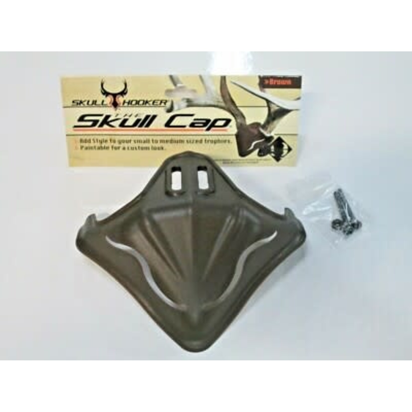 SKULL HOOKER SKH SKULL CAP PLATE BROWN (SAML/MED GAME)