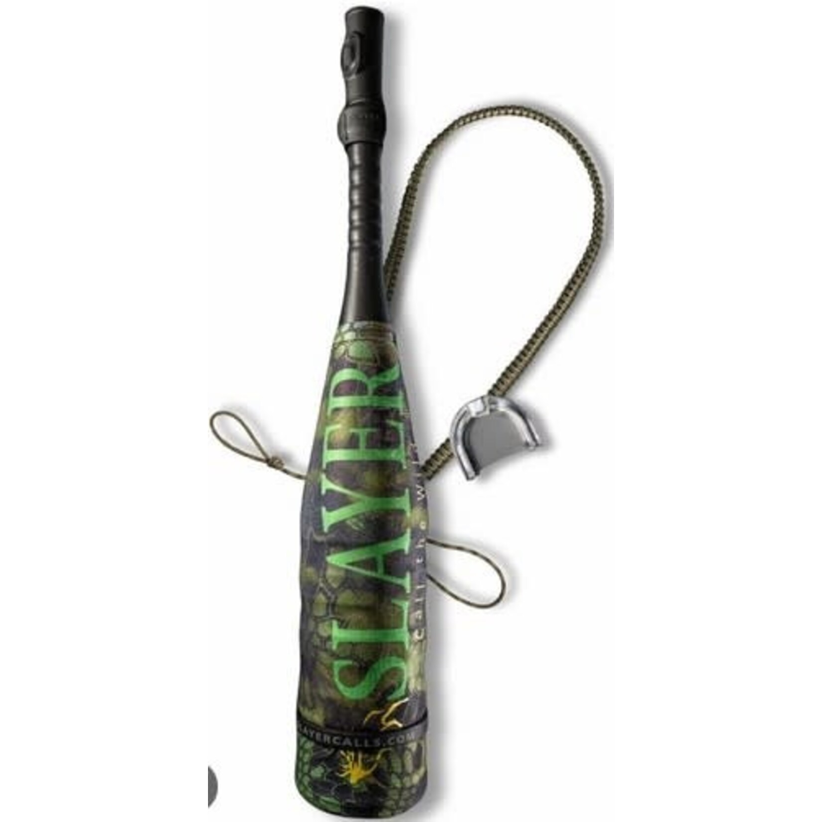 SLAYER CALLS SLAYER BUGLE TUBE PARACORD STRAP CAMO