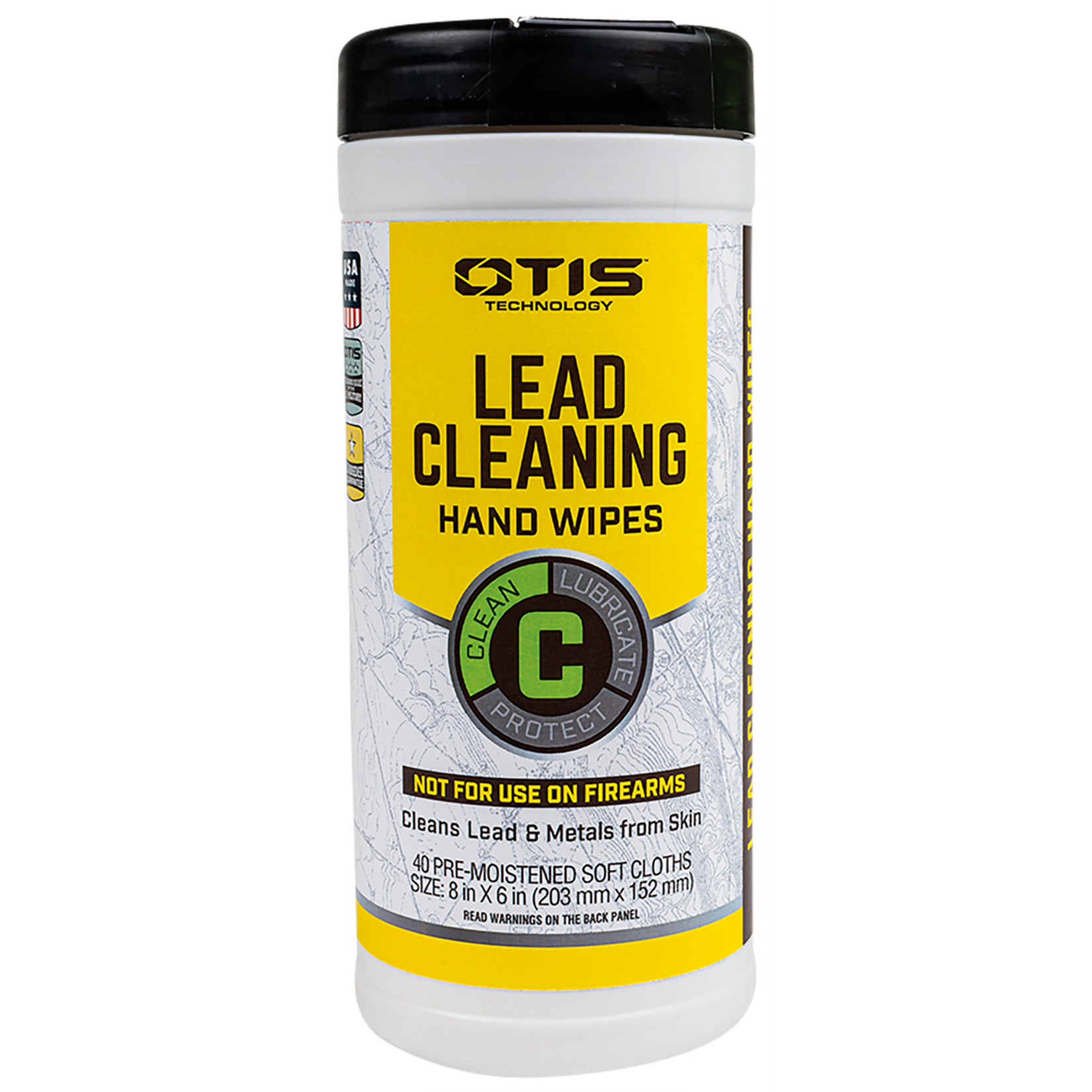 OTIS OTIS LEAD CLEANING HAND WIPES 40PK