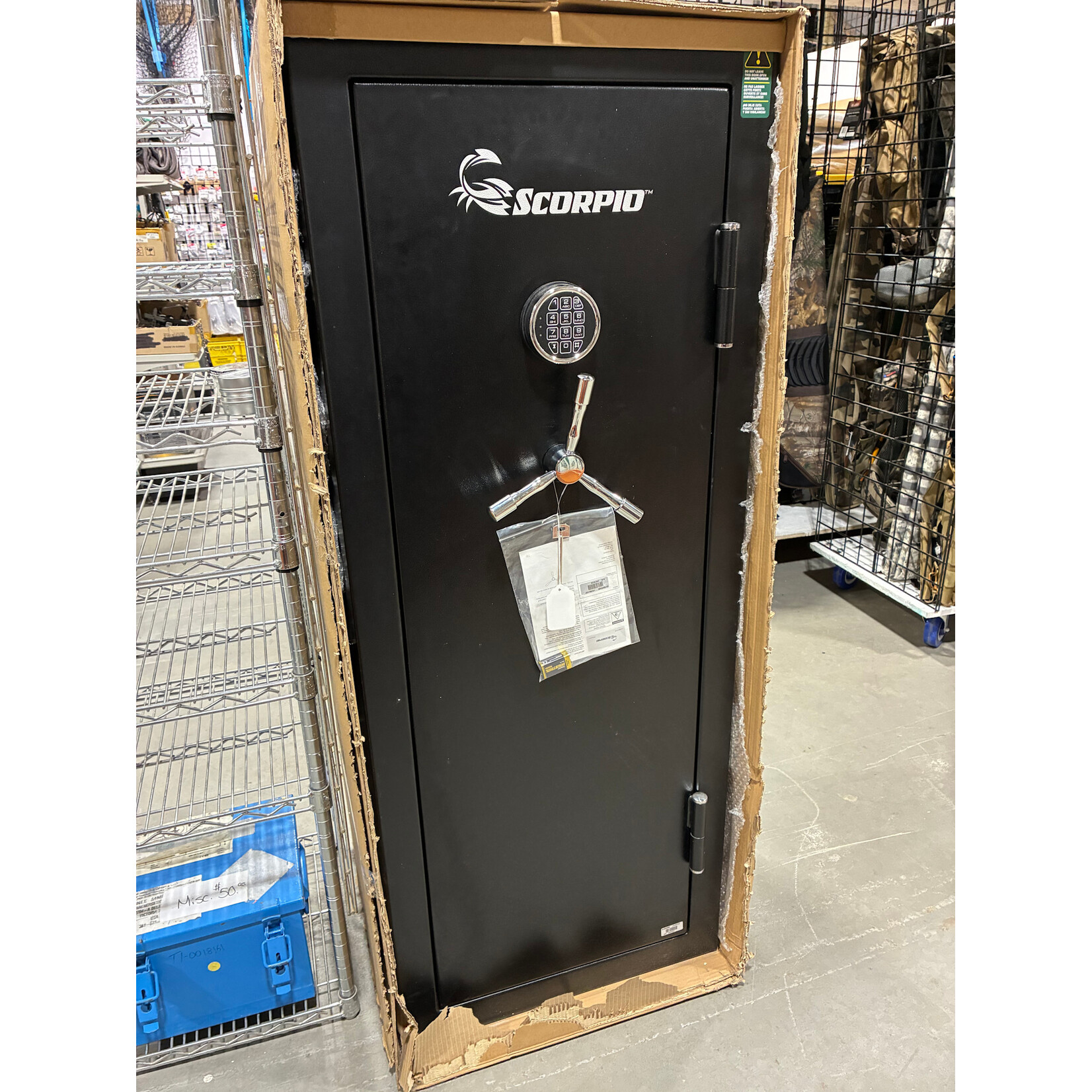 SCORPIO SCORPIO 24 GUN DIGITAL SAFE (30MIN -1400'F FIRE RATING)