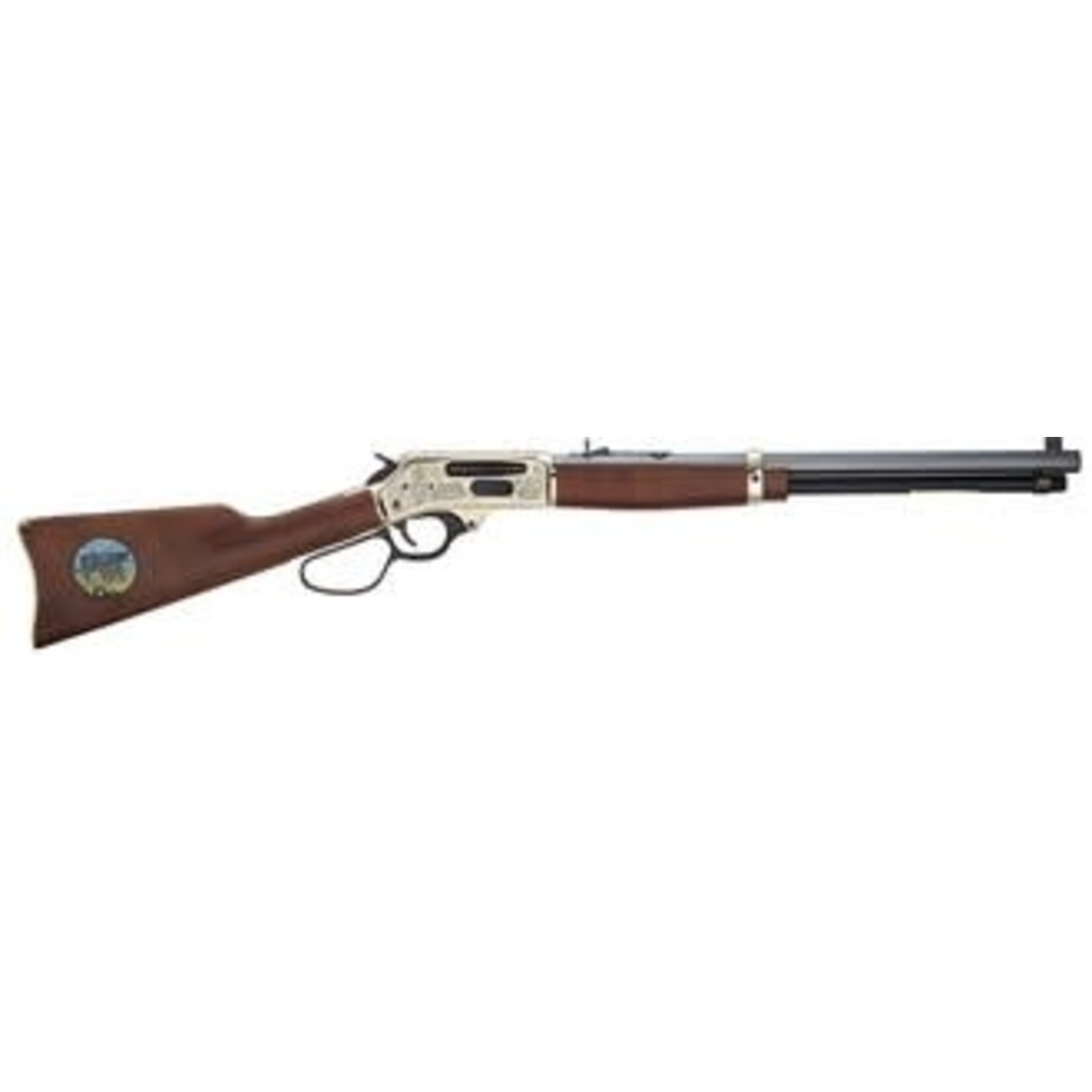 HENRY HENRY H009BGLAC AMERICAN CATTLEMAN 30-30WIN ENGRAVED WALNUT LEVER ACTION