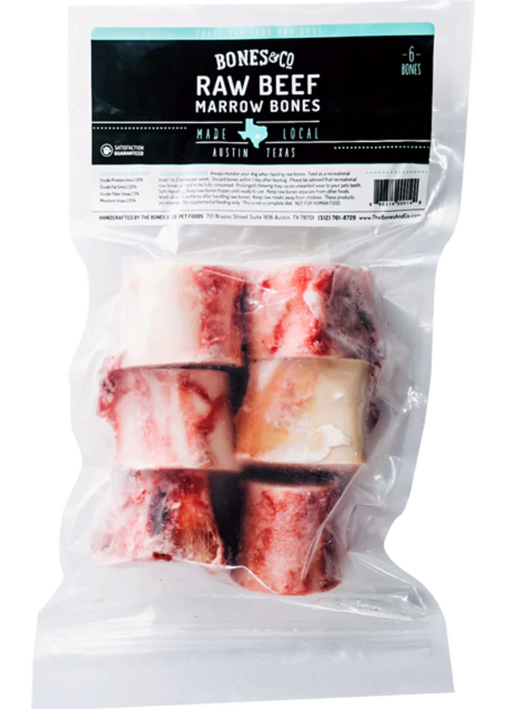 raw beef marrow bones