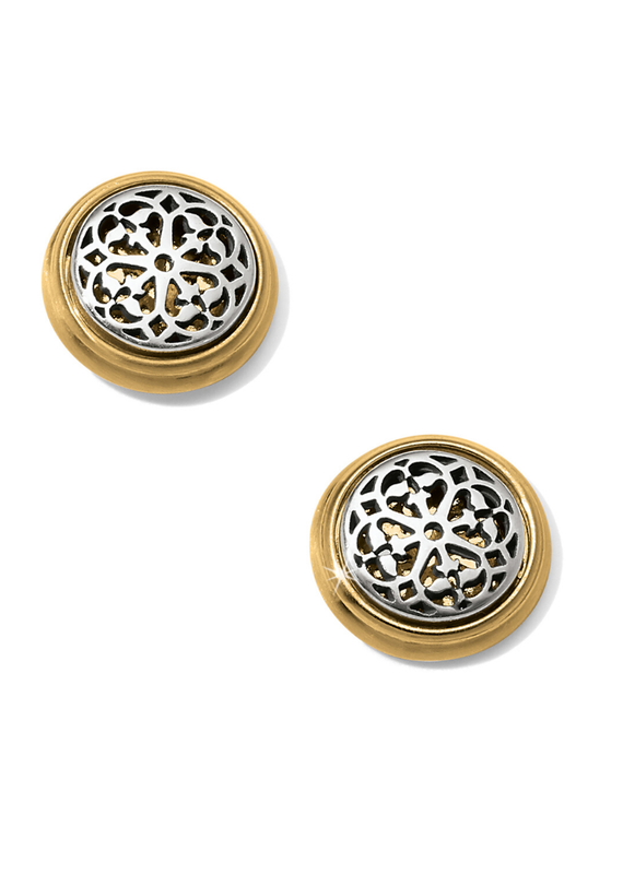 BRIGHTON Ferrara Post Two Tone Earrings