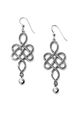 BRIGHTON Interlok Endless Knot French Wire Earrings