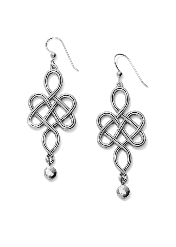 BRIGHTON Interlok Endless Knot French Wire Earrings