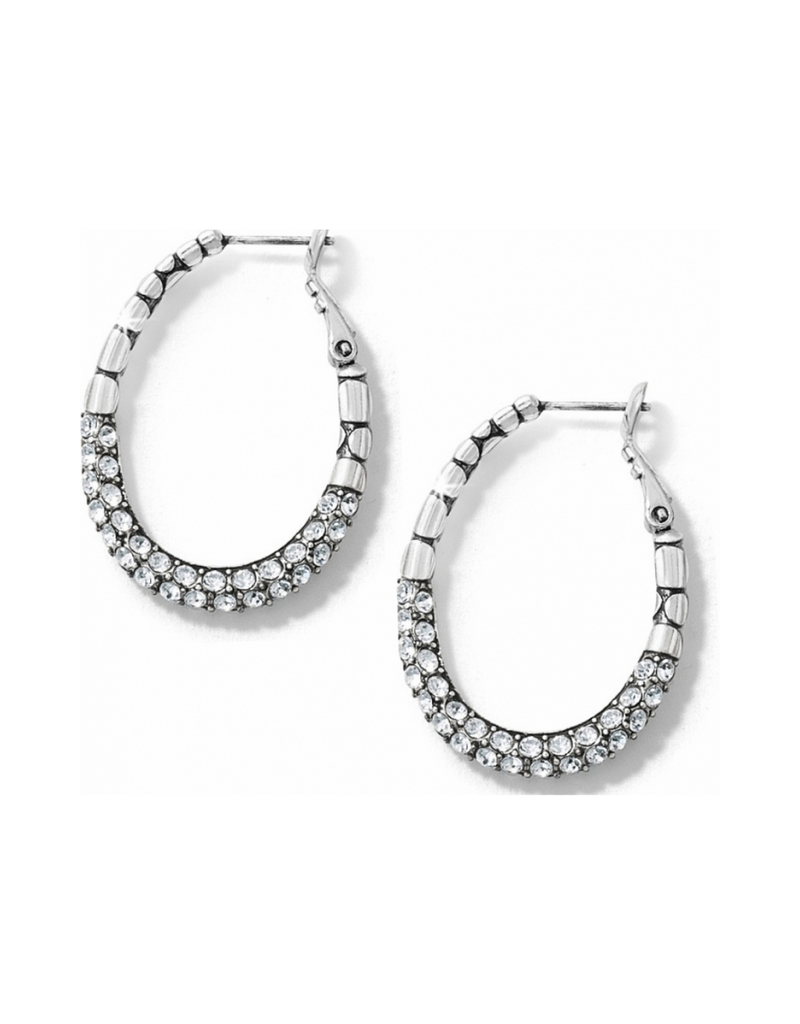 BRIGHTON Pebble Pave Hoop Earrings