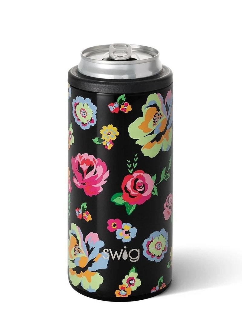 SWIG Fleur Noir Skinny  Can Cooler