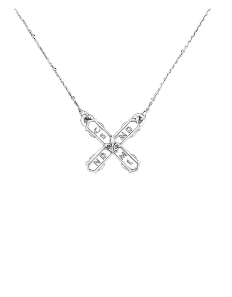 FRENCH KANDE Petite French Kiss Necklace Silver