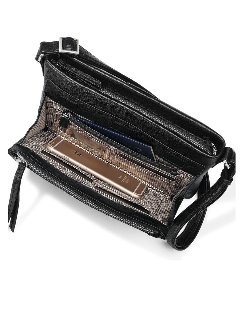 BRIGHTON Blk/Choc Jagger C-Body Organizer