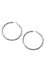 BRIGHTON Pebble Large Hoop Earrings