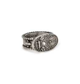 FRENCH KANDE Silver Cuvee Ring