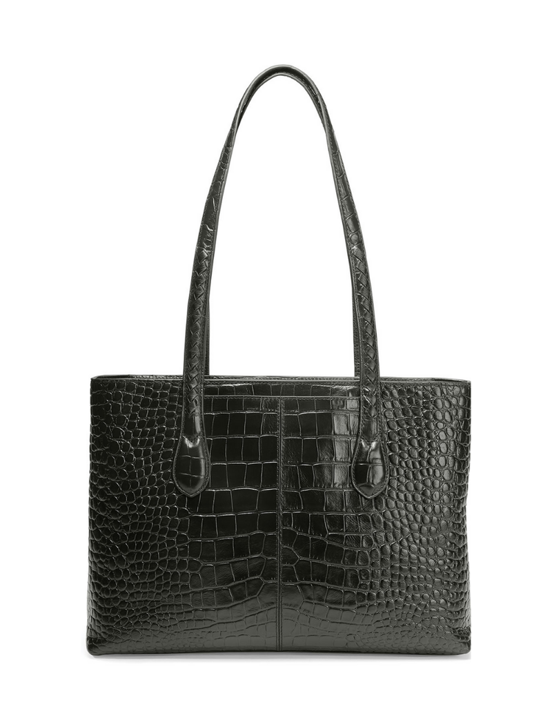 BRIGHTON Kelly Zip Tote Black