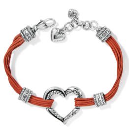 BRIGHTON Heritage Heart Bracelet Henna