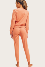 Kimberly C Copper Lounge Pants & Top