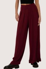 PROMESA Deep Magenta Polyester Pants