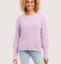 KAREN KANE Lavender Crewneck Sweater