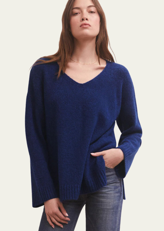 Z SUPPLY Space Blue Modern Sweater