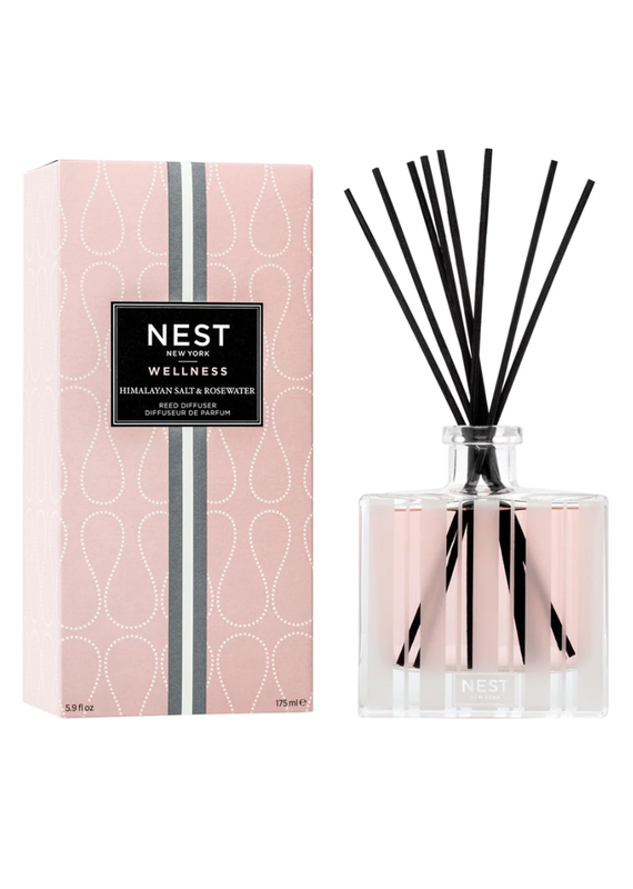 NEST Himalayan Salt & Rosewater Reed Diffuser