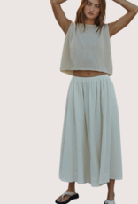 BY TOGETHER Ivory Shelby Woven Skirt