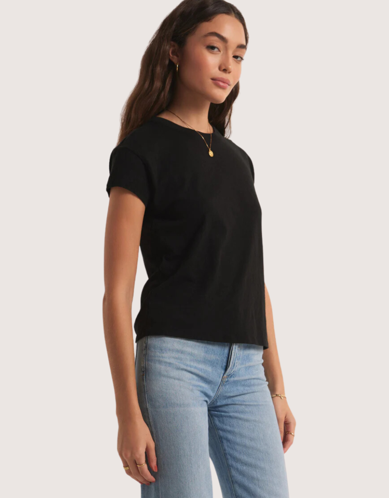 Z SUPPLY Black Modern Slub Tee