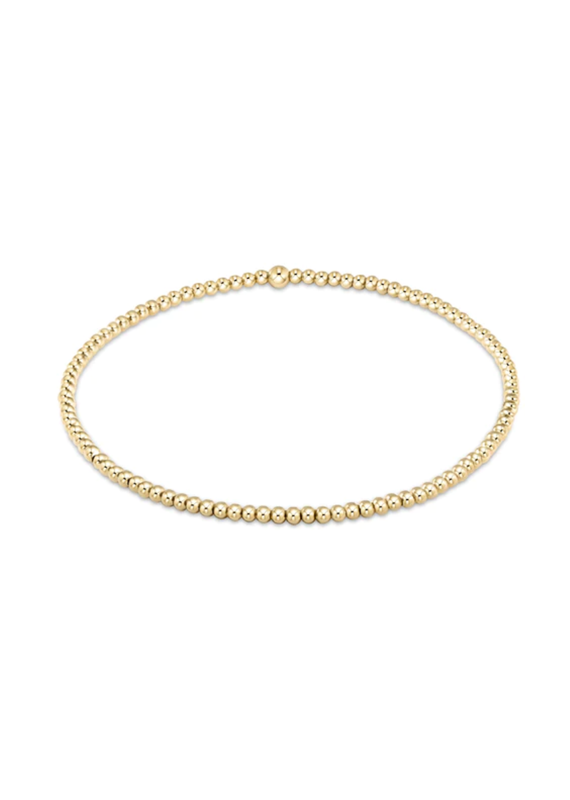 ENEWTON Classic Gold 2mm Bead Bracelet
