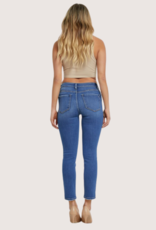 MICA DENIM Mid Rise Cigarette Ankle Jeans