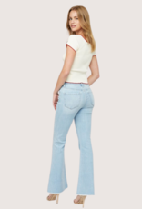 MICA DENIM Yale Blue High Rise Flare