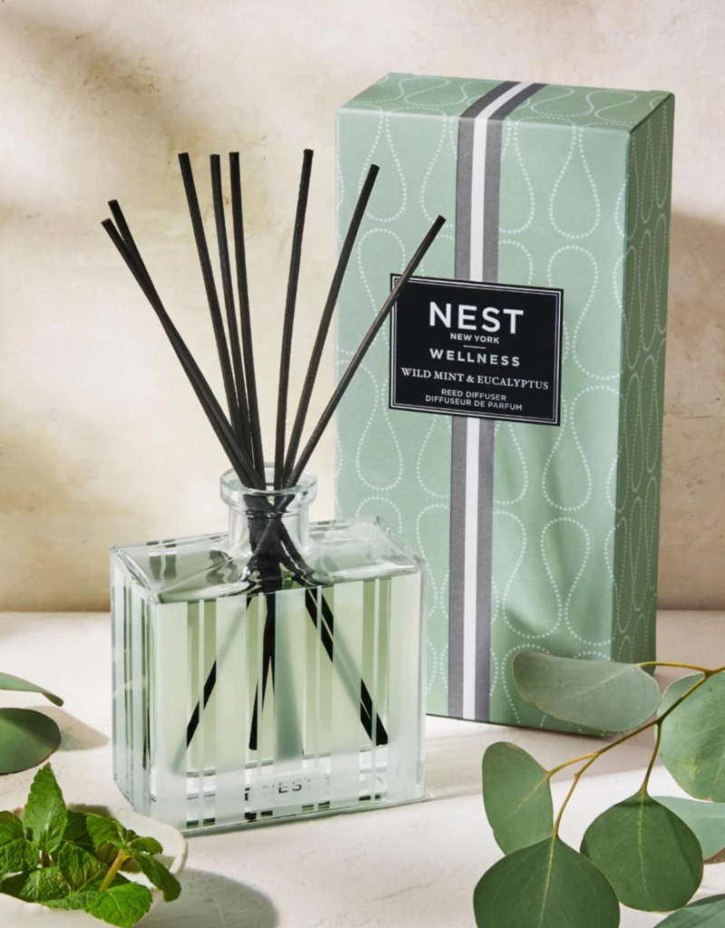 NEST Wild Mint & Eucalyptus Reed Diffuser