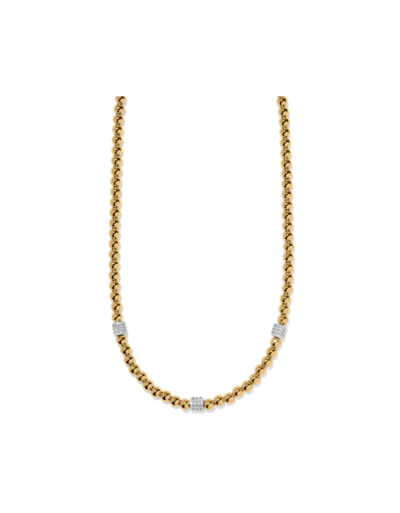 BRIGHTON Meridian Petite Beads Station Necklace Gold