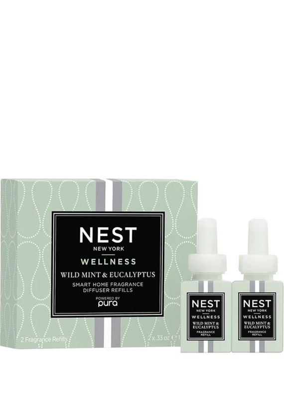 NEST Wild Mint & Eucalyptus Pura Nest Refill Duo