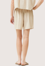 GRADE & GATHER Natural Pleated Shorts