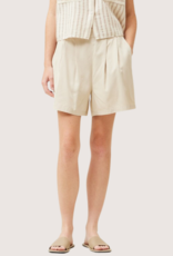 GRADE & GATHER Natural Pleated Shorts