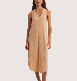 Z SUPPLY Orange Cream Reverie Slub Dress