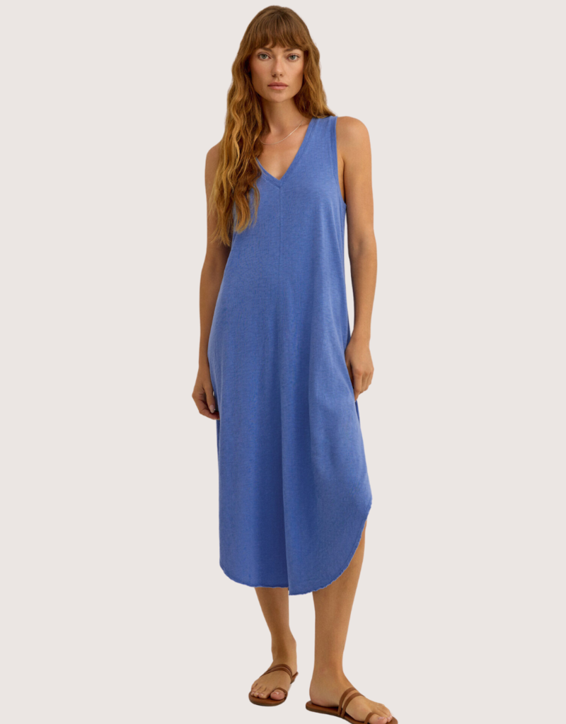 Z SUPPLY Blue Wave Reverie Slub Dress