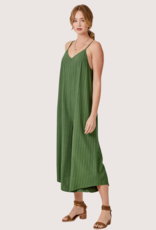 MYSTREE Olive Stripe Jumpsuit