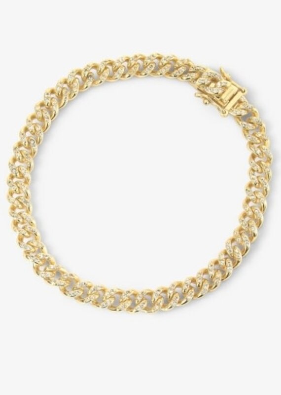 Melinda Maria Cassie Pave Bracelet