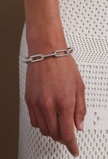 Melinda Maria Carrie Pave Chain Link Bracelet