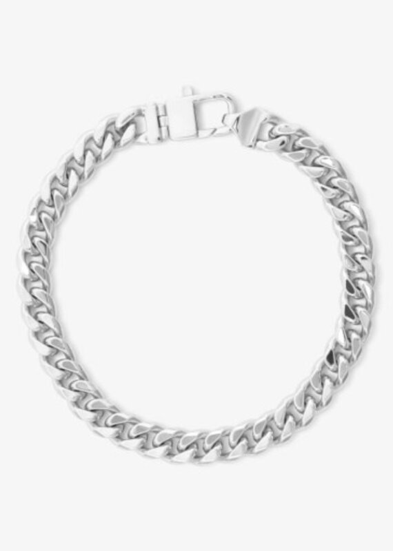 Melinda Maria Julian Cuban Chain Bracelet 6.8mm 7'