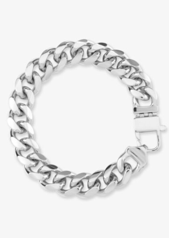 Melinda Maria Julian Cuban Chain Bracelet 10.8mm 9'