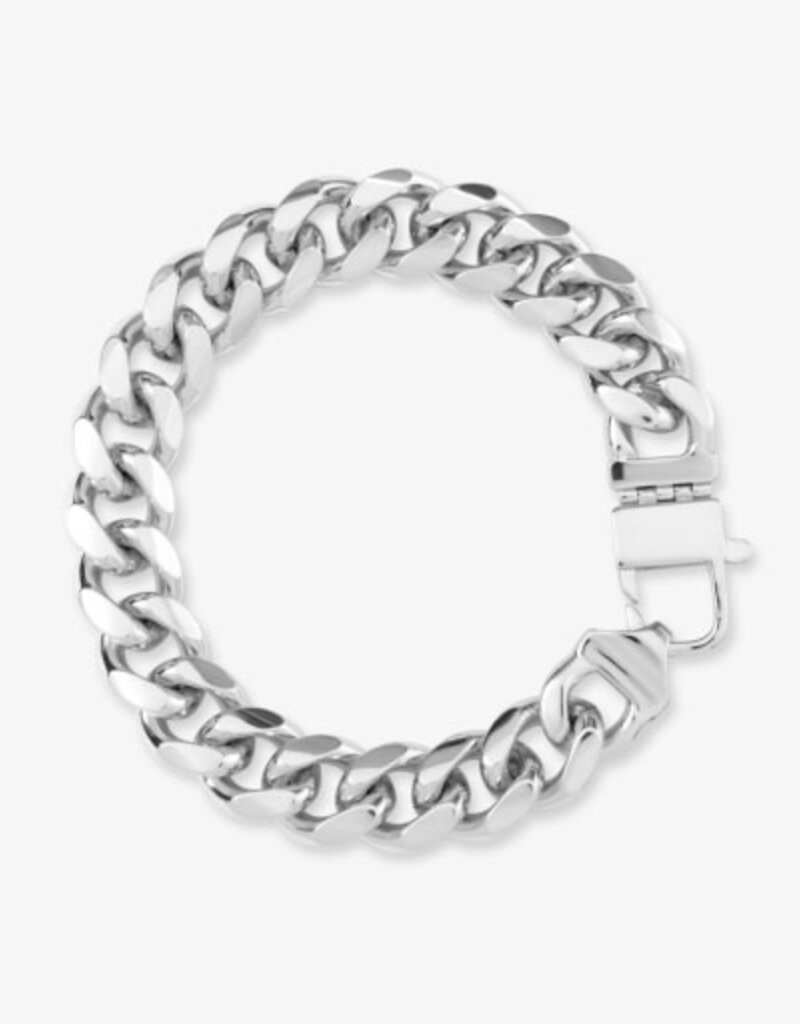 Melinda Maria Julian Cuban Chain Bracelet 10.8mm 9'