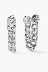 MELINDA MARIA Julian Soft Chain Hoops