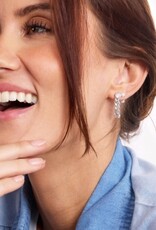 MELINDA MARIA Julian Soft Chain Hoops