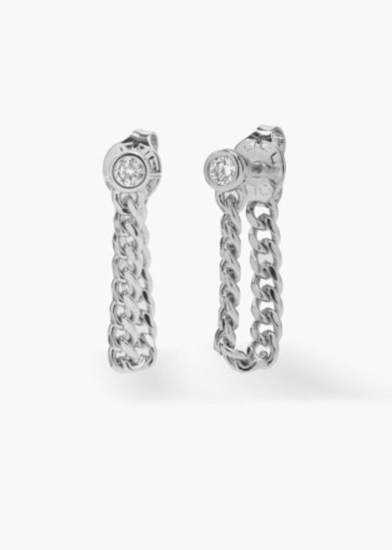 MELINDA MARIA Baby Julian Soft Chain Hoops