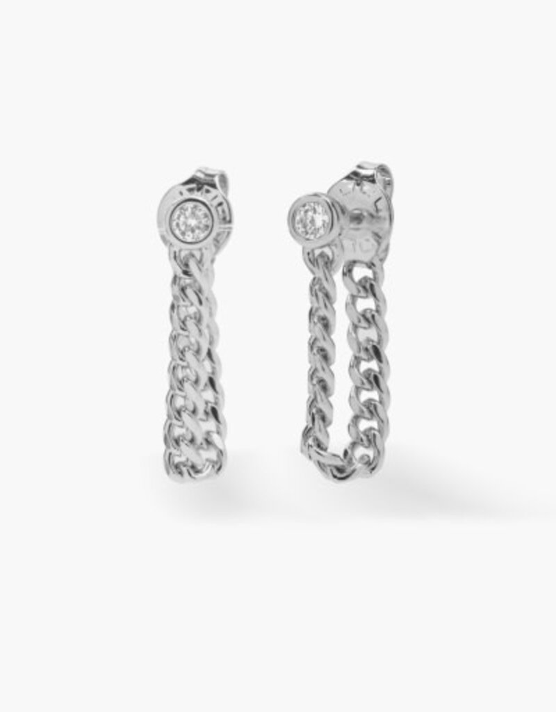 MELINDA MARIA Baby Julian Soft Chain Hoops